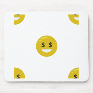 Alfombrilla De Ratón emoji ocular de dinero