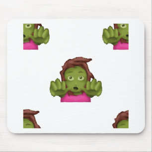 Alfombrilla De Ratón emoji zombie woman