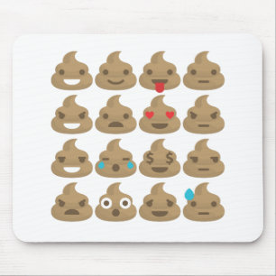 Alfombrilla De Ratón emojis de poop