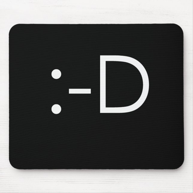 Alfombrilla De Ratón Emoticon - mueca (Frente)