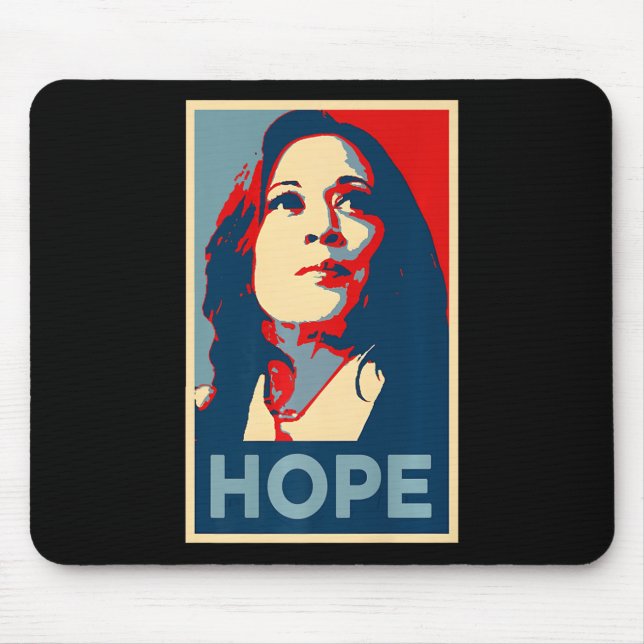 Alfombrilla De Ratón Empoderar la esperanza alegría Kamala Harris Obama (Frente)