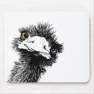 Alfombrilla De Ratón Emu - Pluma y tinta
