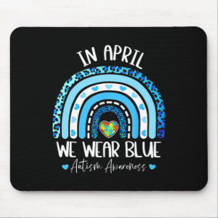 Alfombrilla De Ratón En Abril Usamos Blues Autism Awareness Mes Puzz