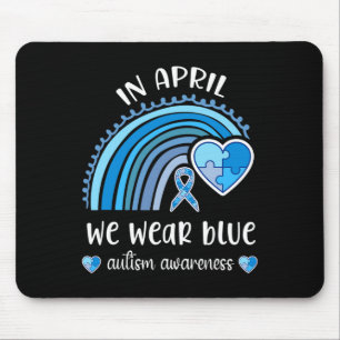 Alfombrilla De Ratón En Abril Usamos Lluvias Del Mes De Concienciación 