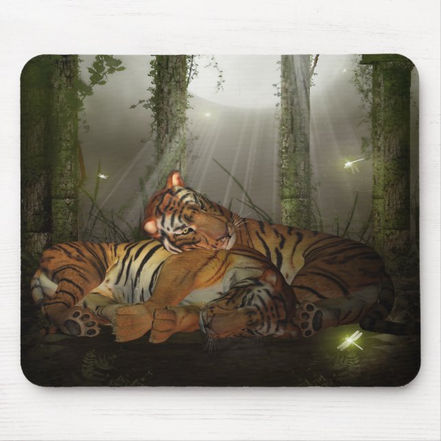 Alfombrilla De Ratón En amor, año chino del tigre Mousepad (Frente)