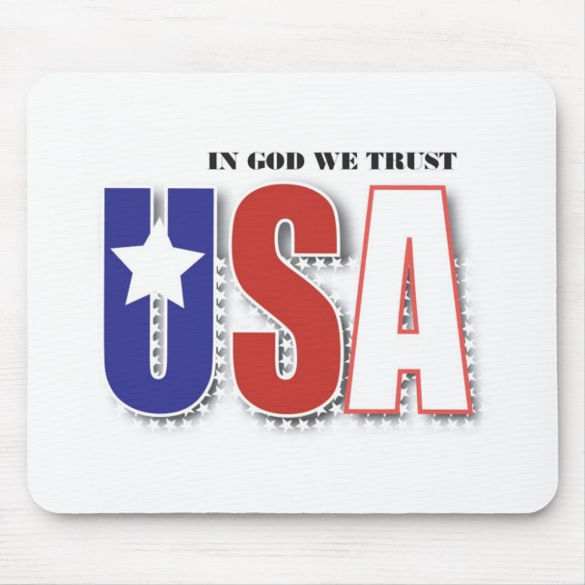Alfombrilla De Ratón En dios confiamos en el mousepad (Frente)