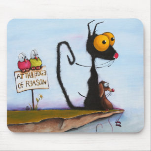 Alfombrilla De Ratón En el borde de la razón