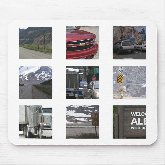 Alfombrilla De Ratón En el camino otra vez (Frente)