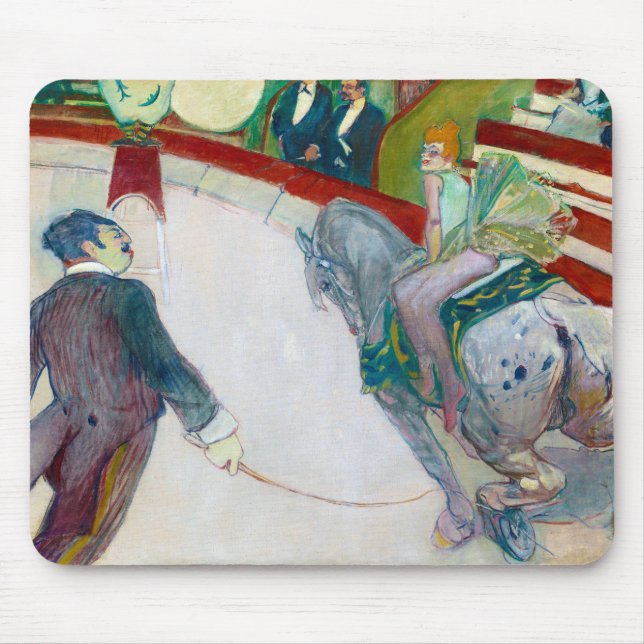 Alfombrilla De Ratón En el Circo, Lautrec (Frente)