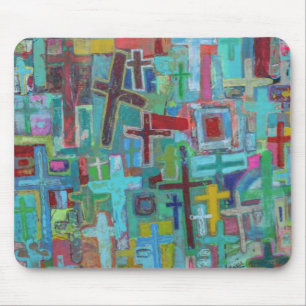 Alfombrilla De Ratón En el cruce de Mousepad