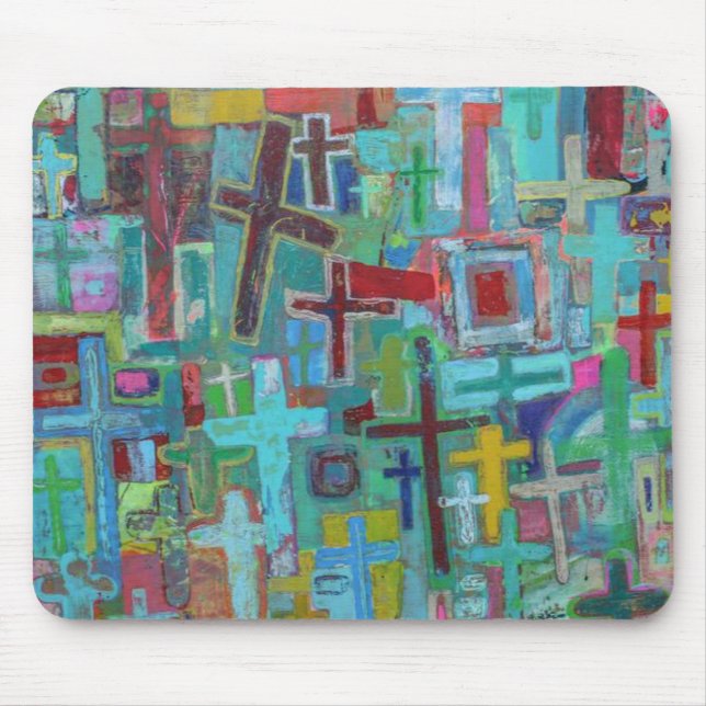 Alfombrilla De Ratón En el cruce de Mousepad (Frente)