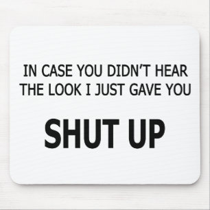 Alfombrilla De Ratón En el Funda no oíste
