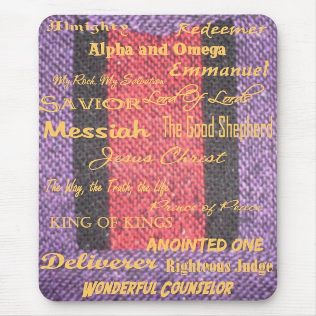 Alfombrilla De Ratón en el nombre de Jesús… (Frente)