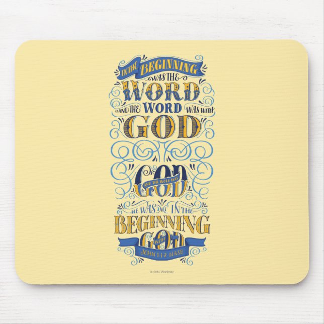 Alfombrilla De Ratón En el principio era la palabra (Frente)
