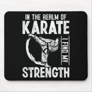 Alfombrilla De Ratón En El Reino De Karate Encuentro Mi Fuerza Karate F