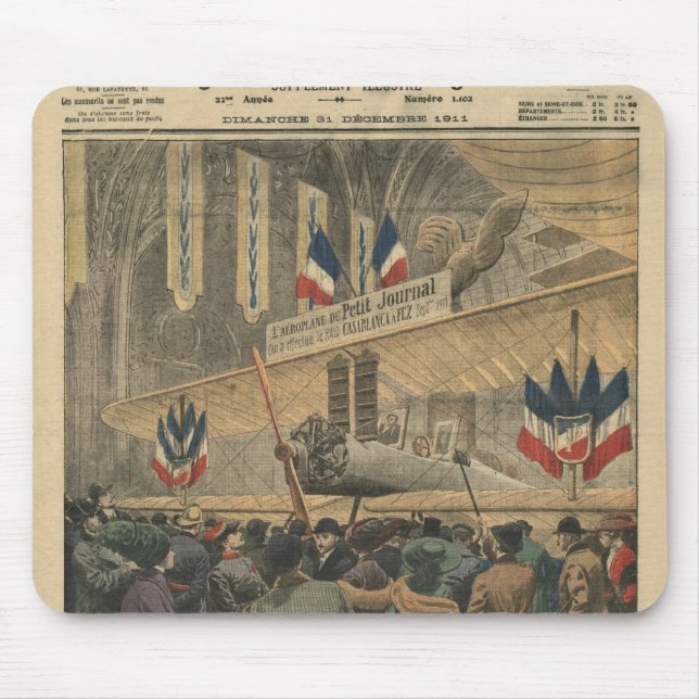 Alfombrilla De Ratón En el salón de los aviones (Frente)