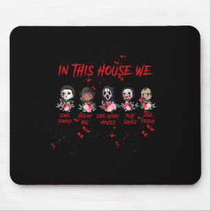 Alfombrilla De Ratón En Esta Casa Amamos A La Familia Halloween