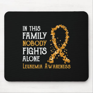 Alfombrilla De Ratón En Esta Familia Nadie Lucha Solo Por La Leucemia