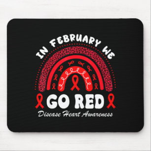 Alfombrilla De Ratón En Febrero Nosotros Vamos Rojo Conciencia De La En