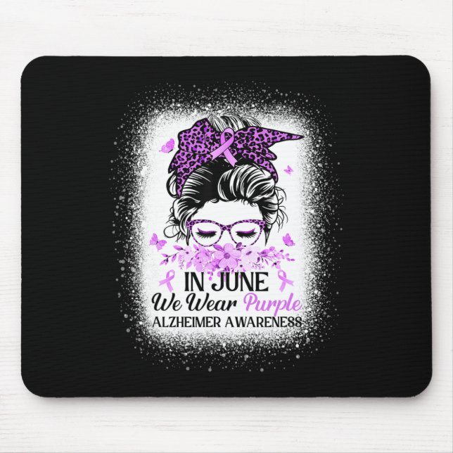 Alfombrilla De Ratón En Junio Usamos El Desorden De Concienciación Del  (Frente)