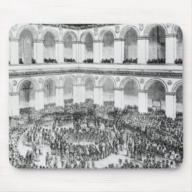 Alfombrilla De Ratón En la bolsa de París, 1846 (Frente)