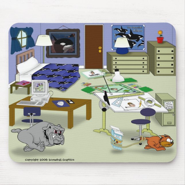 Alfombrilla De Ratón En La Carrera Mousepad (Frente)