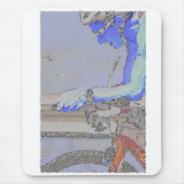 Alfombrilla De Ratón En la pintura de la Aero--Barra (Frente)