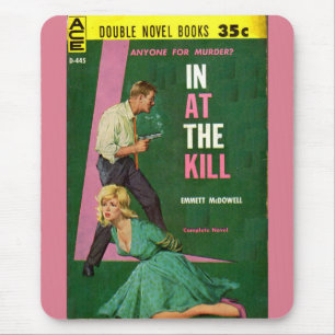Alfombrilla De Ratón En la portada de la novela Kill pulp