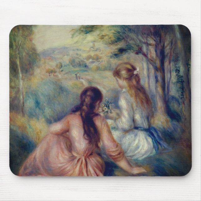 Alfombrilla De Ratón En la pradera de Renoir (Frente)