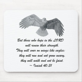 Alfombrilla De Ratón En las alas como Eagles - es el 40:31