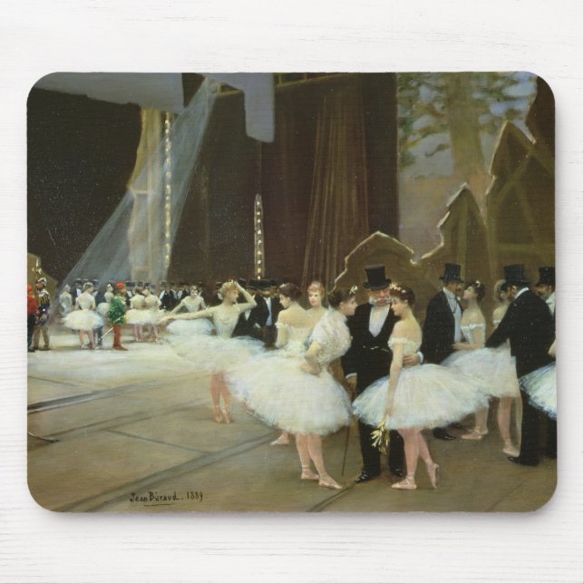 Alfombrilla De Ratón En las alas en el teatro de la ópera, 1889 (Frente)
