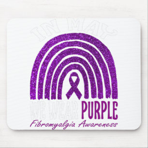 Alfombrilla De Ratón En Mayo Usamos Púrpura Para Concienciar A La Fibro