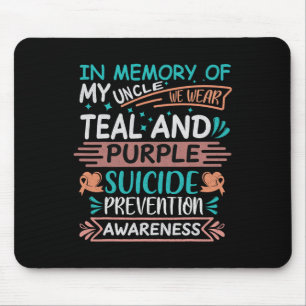 Alfombrilla De Ratón En Memoria De Echo De Menos A Mi Tío La Prevención
