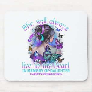Alfombrilla De Ratón En Memoria De La Prevención Del Suicidio De Mi Hij
