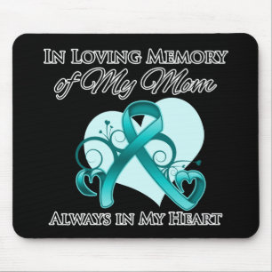 Alfombrilla De Ratón En memoria de mi mamá - cáncer ovárico