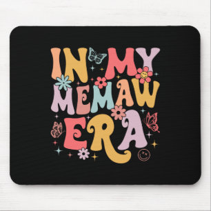 Alfombrilla De Ratón En mi era de Memaw Groovy Día de la Madre retro ma