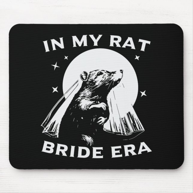 Alfombrilla De Ratón En Mi Era de Novia Rata Angustiada Retro Vintage F (Frente)