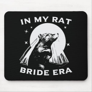 Alfombrilla De Ratón En Mi Era de Novia Rata Angustiado Retro Vintage F