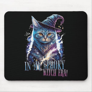 Alfombrilla De Ratón En mi espantosa época de brujas, disfraz de gato d