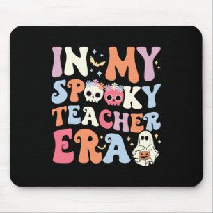 Alfombrilla De Ratón En mi espeluznante época de profesor Halloween Gro