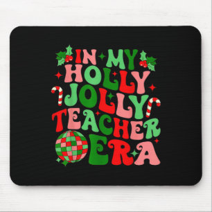 Alfombrilla De Ratón En mi feliz Navidad, profesor de la era de Jolly T