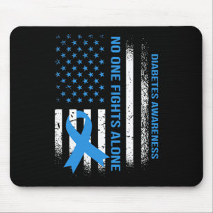 Alfombrilla De Ratón En Noviembre llevamos Diabetes Diabéticos T1D T2D 