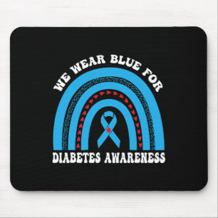 Alfombrilla De Ratón En Noviembre, Usamos Conciencia Sobre La Diabetes 