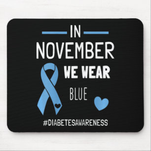 Alfombrilla De Ratón En Noviembre Usamos Diabetes Tipo 1 De Diabetes Az