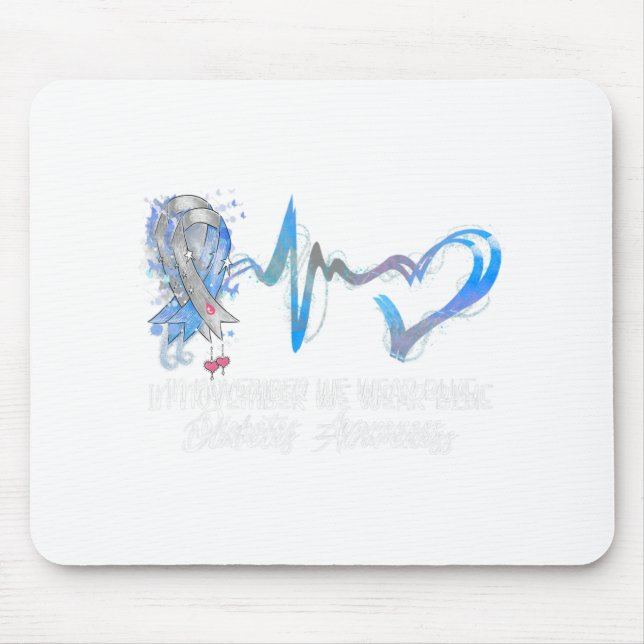 Alfombrilla De Ratón En Noviembre Usamos Regalos De Concienciación Sobr (Frente)