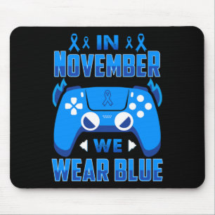 Alfombrilla De Ratón En Noviembre, Usamos Un Ga De Concienciación Sobre