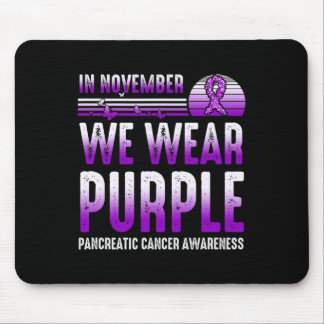 Alfombrilla De Ratón En Noviembre Vivimos El Cáncer Pancreático Morado 