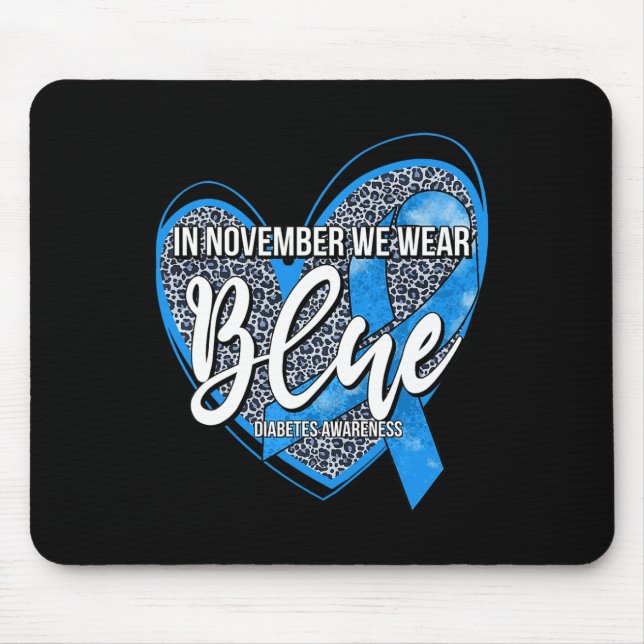 Alfombrilla De Ratón En Noviembre Vivimos El Mes De Concienciación Sobr (Frente)