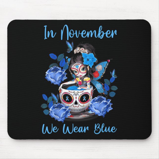 Alfombrilla De Ratón En Noviembre Vivimos El Mes De Concienciación Sobr (Frente)