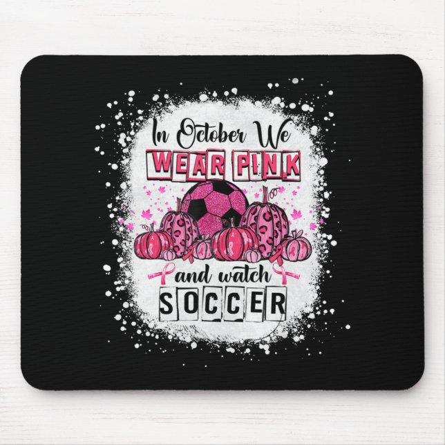 Alfombrilla De Ratón En octubre llevamos puesto de manifiesto el cáncer (Frente)